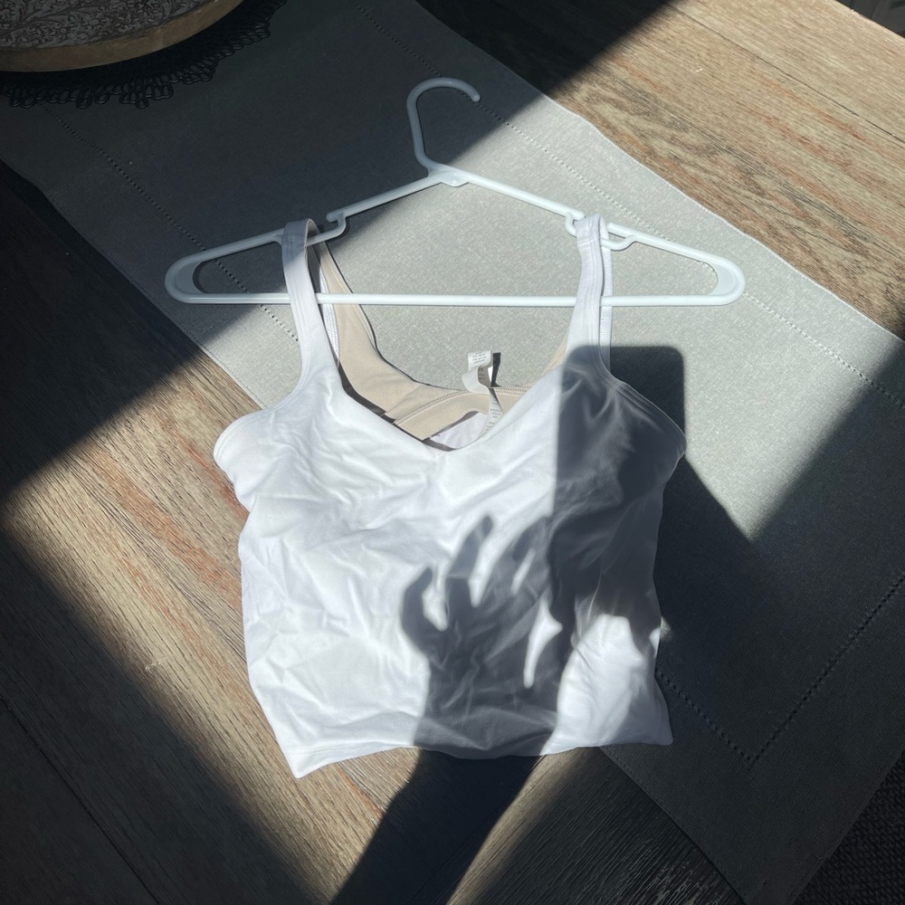 White lululemon align tank